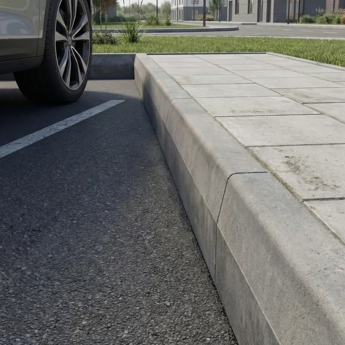 Дорожный бордюр