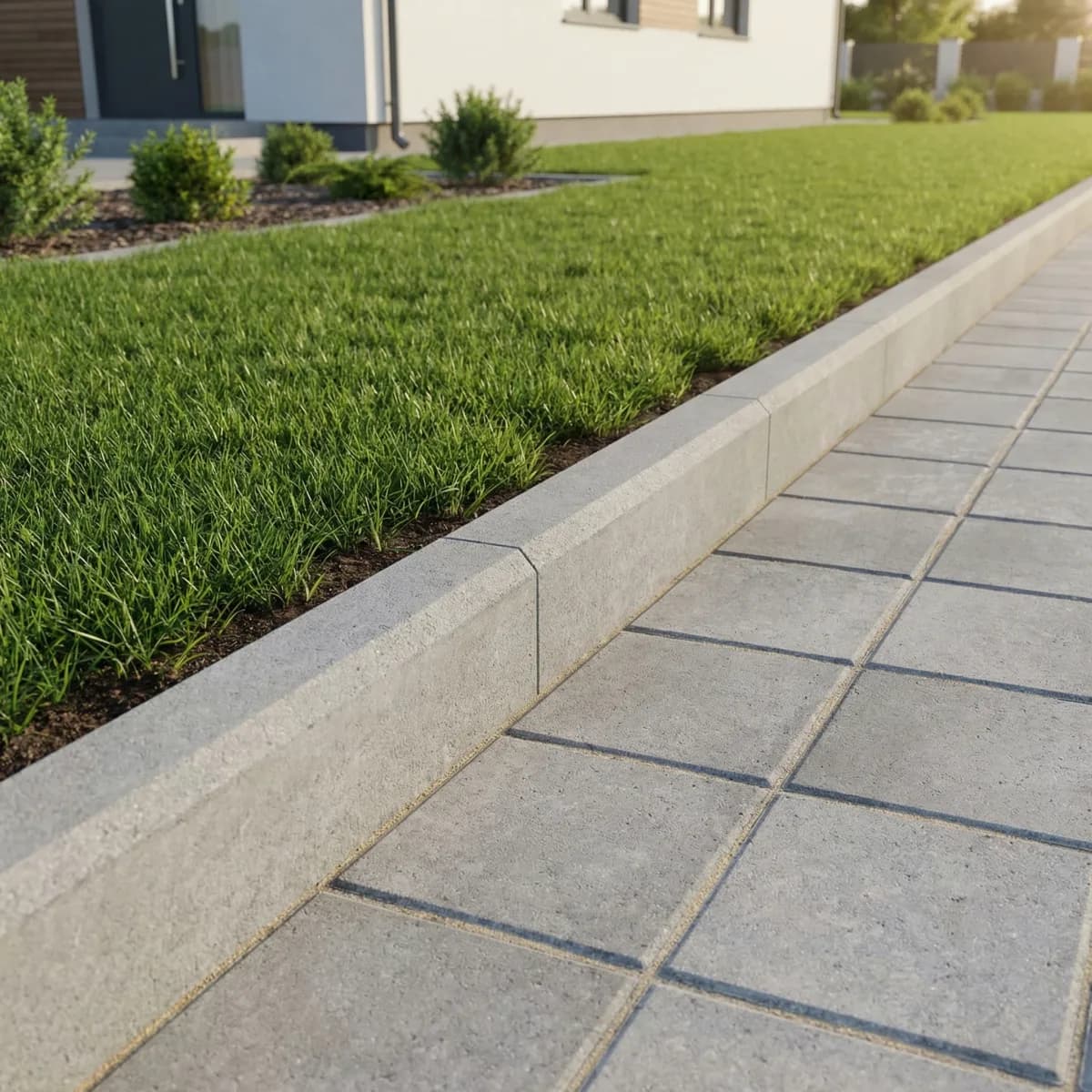 Тротуарный бордюр